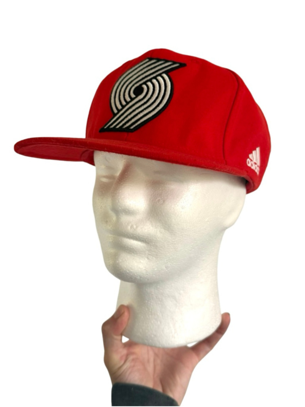 Adidas Portland Trail Blazers Snapback Hat Red NBA Basketball Cap OSFA
